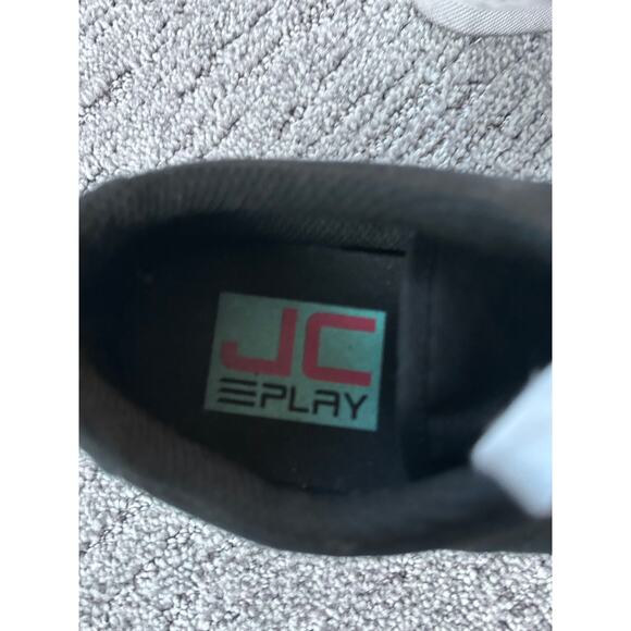 JC Play by Jeffrey Campbell Black Canvas 2” Platform Creeper Sneakers US Size 8 - Picture 4 of 9